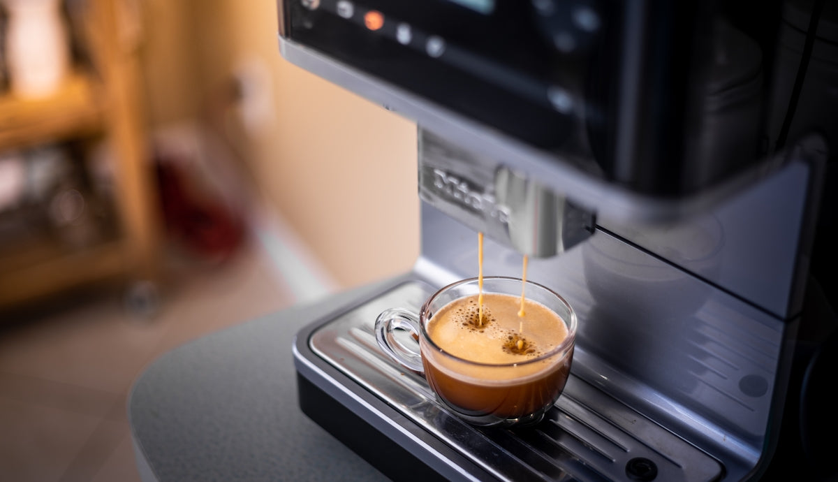 black coffeemaker